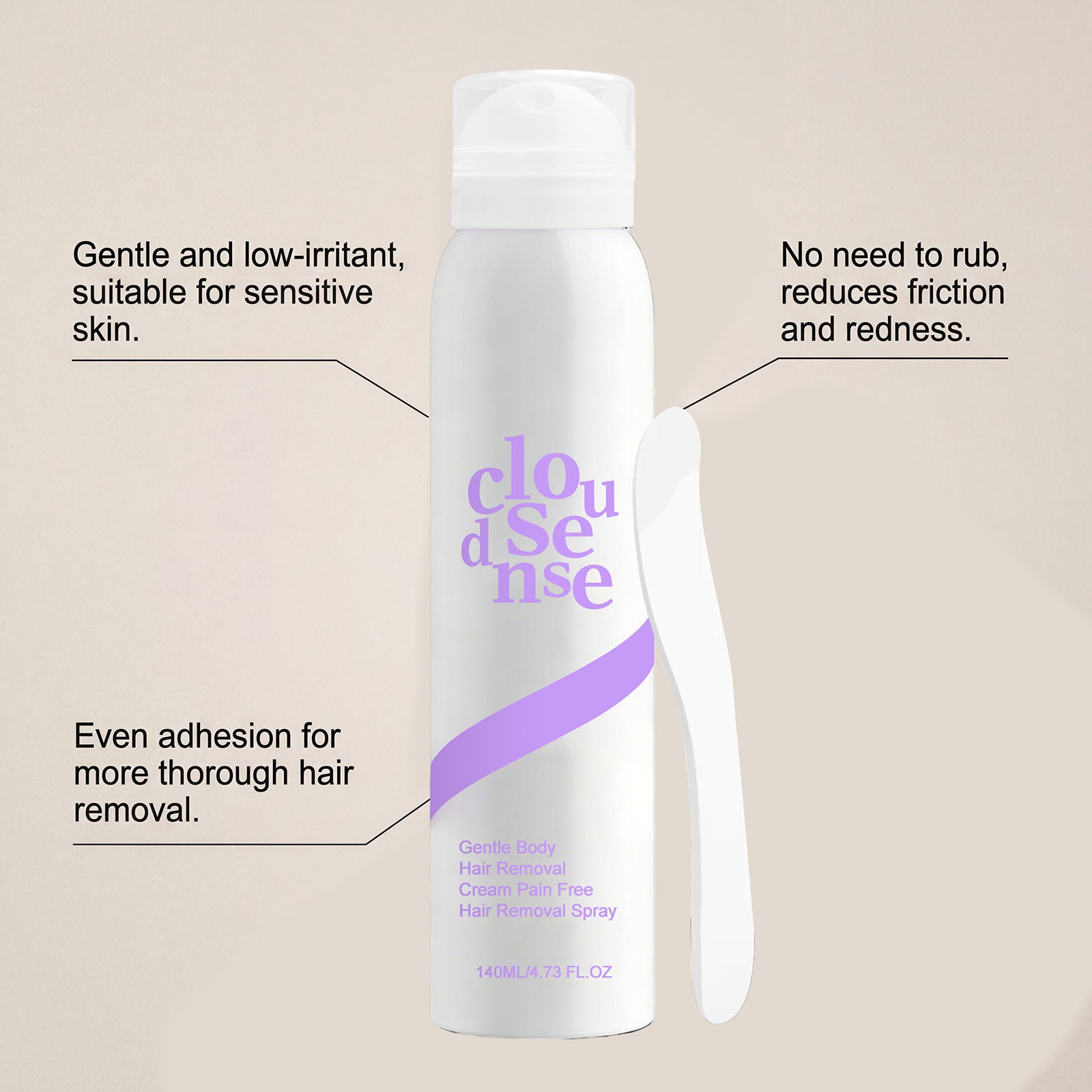Gentle Hair Removal Body Spray